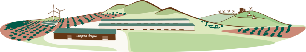 Mapa ilustrativo de la granja Avícola Dorado